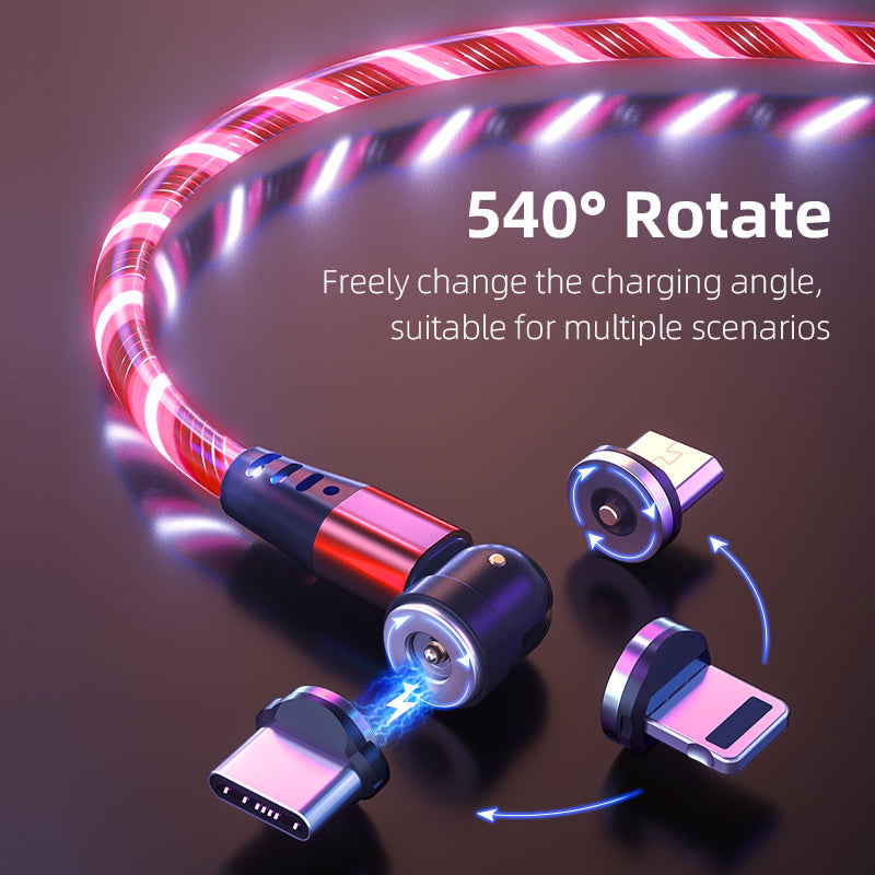 Luminous Magnetic Fast Charging Mobile  Cable - Tech Meets Trend