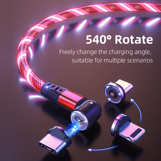 Luminous Magnetic Fast Charging Mobile  Cable - Tech Meets Trend