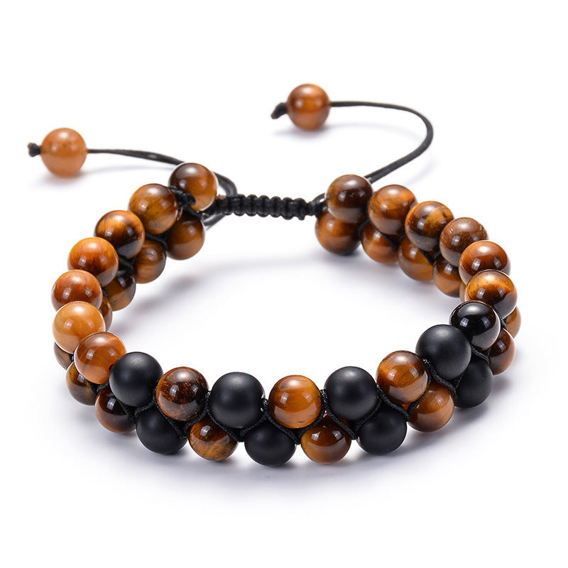Unisex Tiger Eye Bracelets.