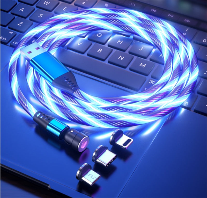 Luminous Magnetic Fast Charging Mobile  Cable - Tech Meets Trend