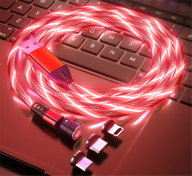 Luminous Magnetic Fast Charging Mobile  Cable - Tech Meets Trend