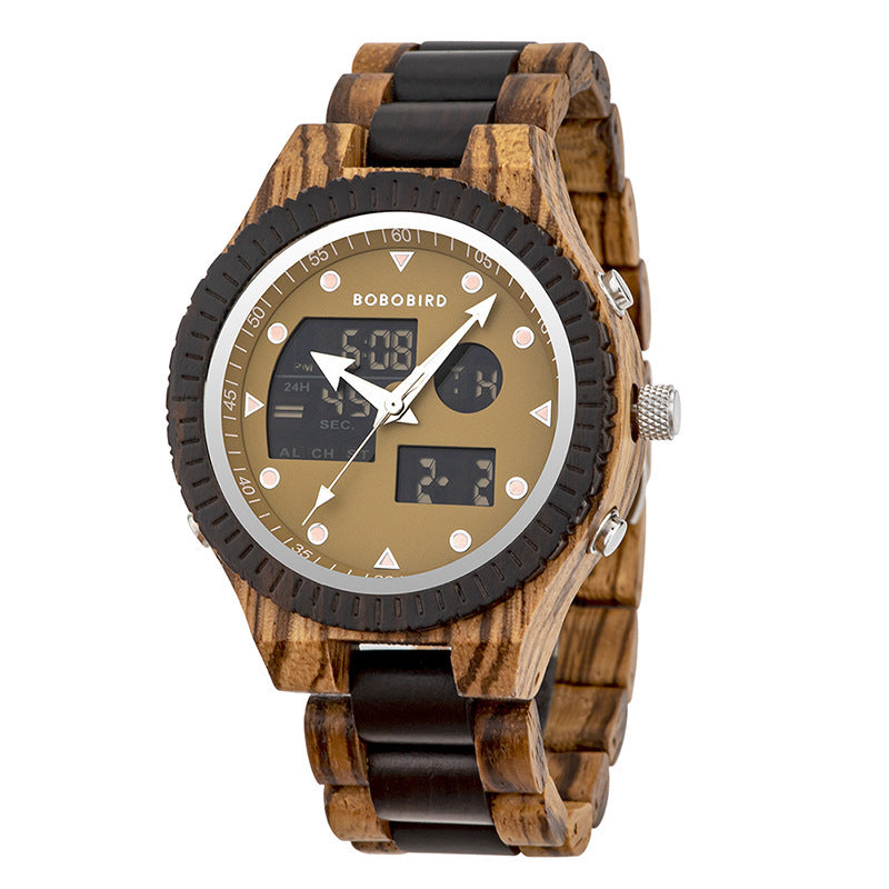 Men's Casual Fashion Wooden Watch.