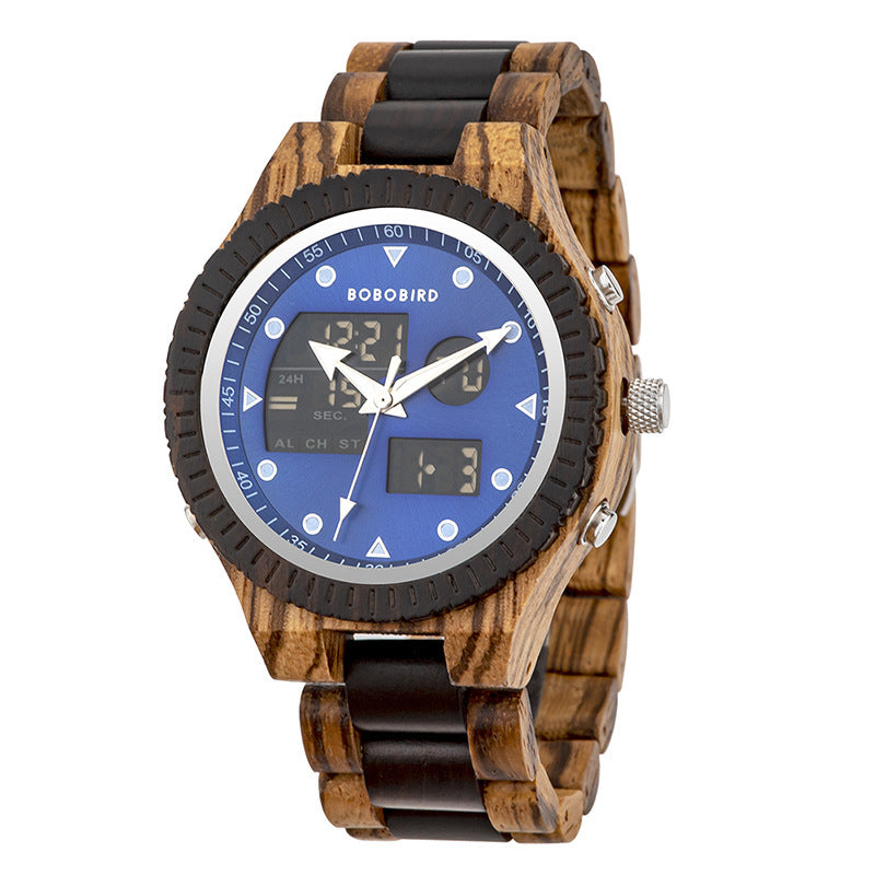 Men's Casual Fashion Wooden Watch.