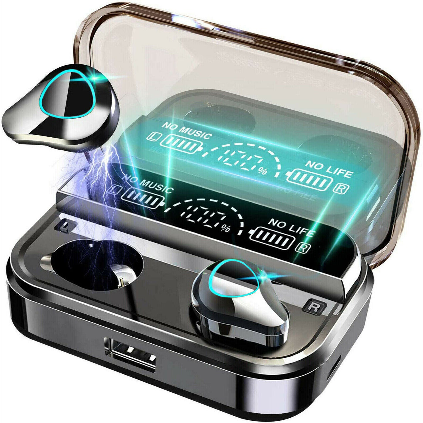 TWS Wireless 5.1 Waterproof Bluetooth Sports Earphones - Tech Meets Trend