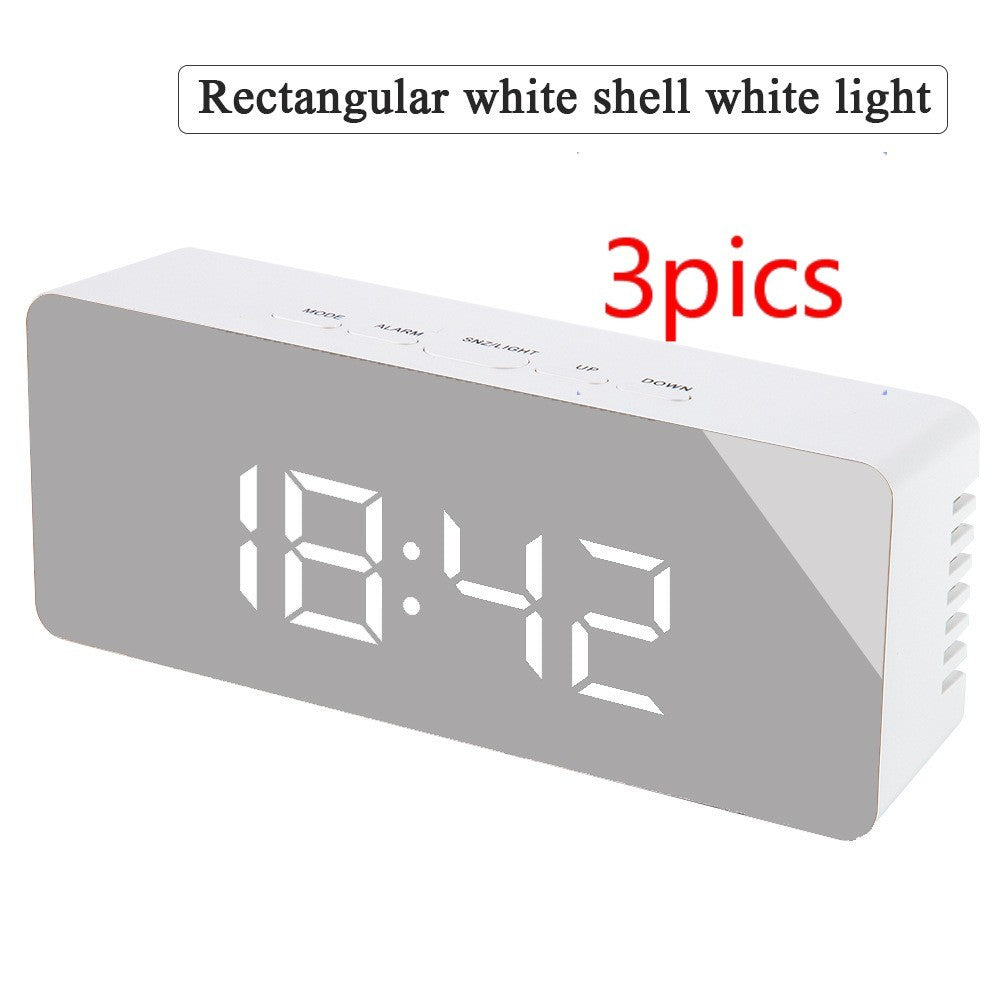 Digital LED Multi-Function Mirror Clock.