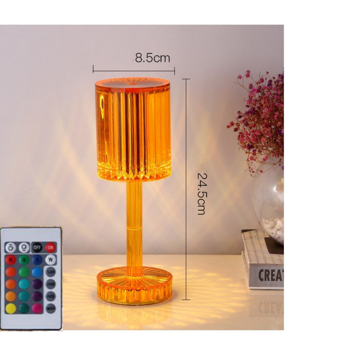 Diamond Crystal Table Lamp.