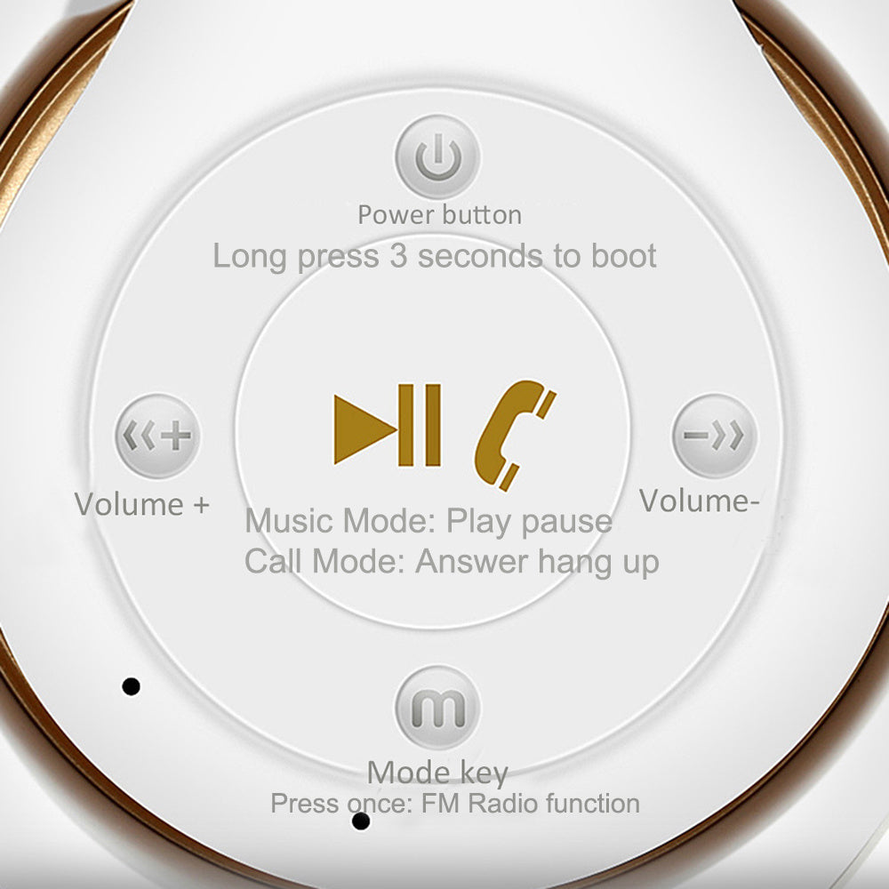 Wireless Folding Bluetooth Headset - Tech Meets Trend