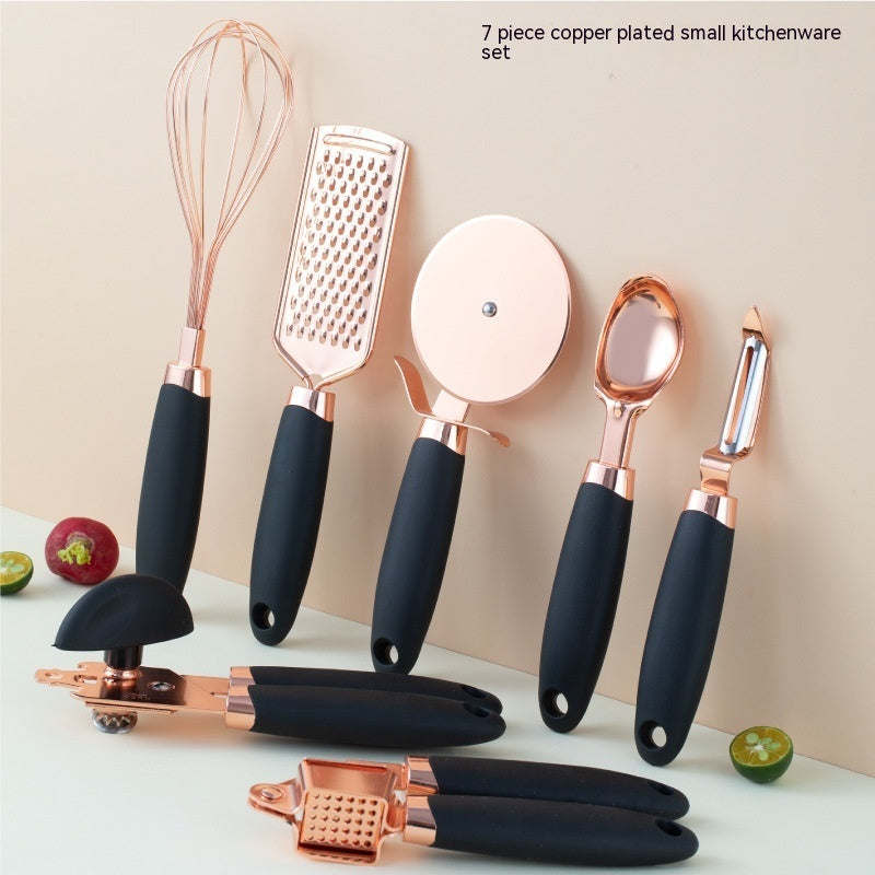 Kitchen Household Gadget Copper Plating Set.