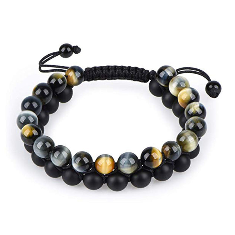 Unisex Tiger Eye Bracelets.