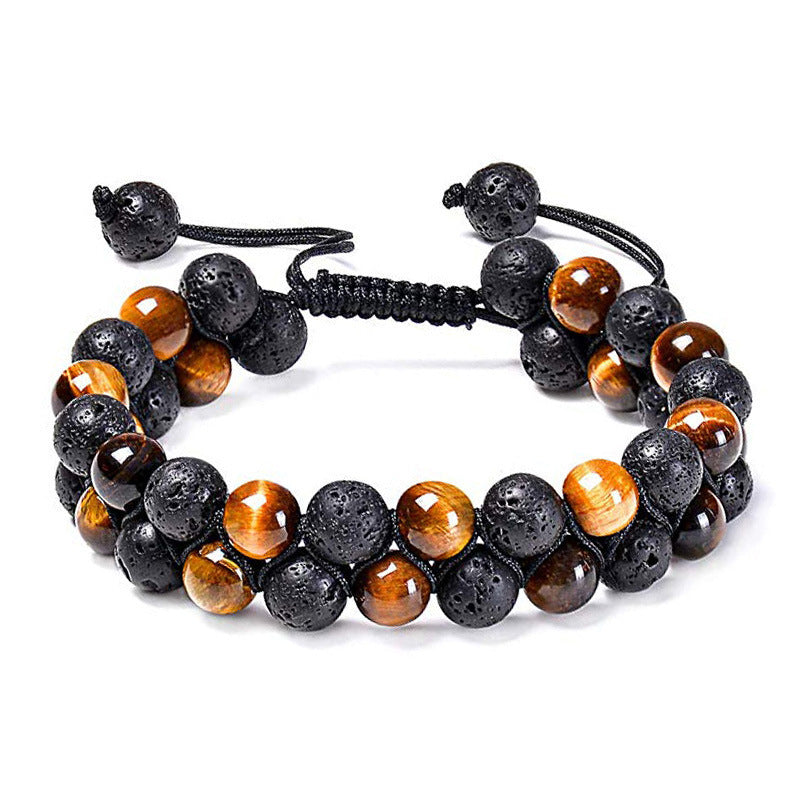 Unisex Tiger Eye Bracelets.