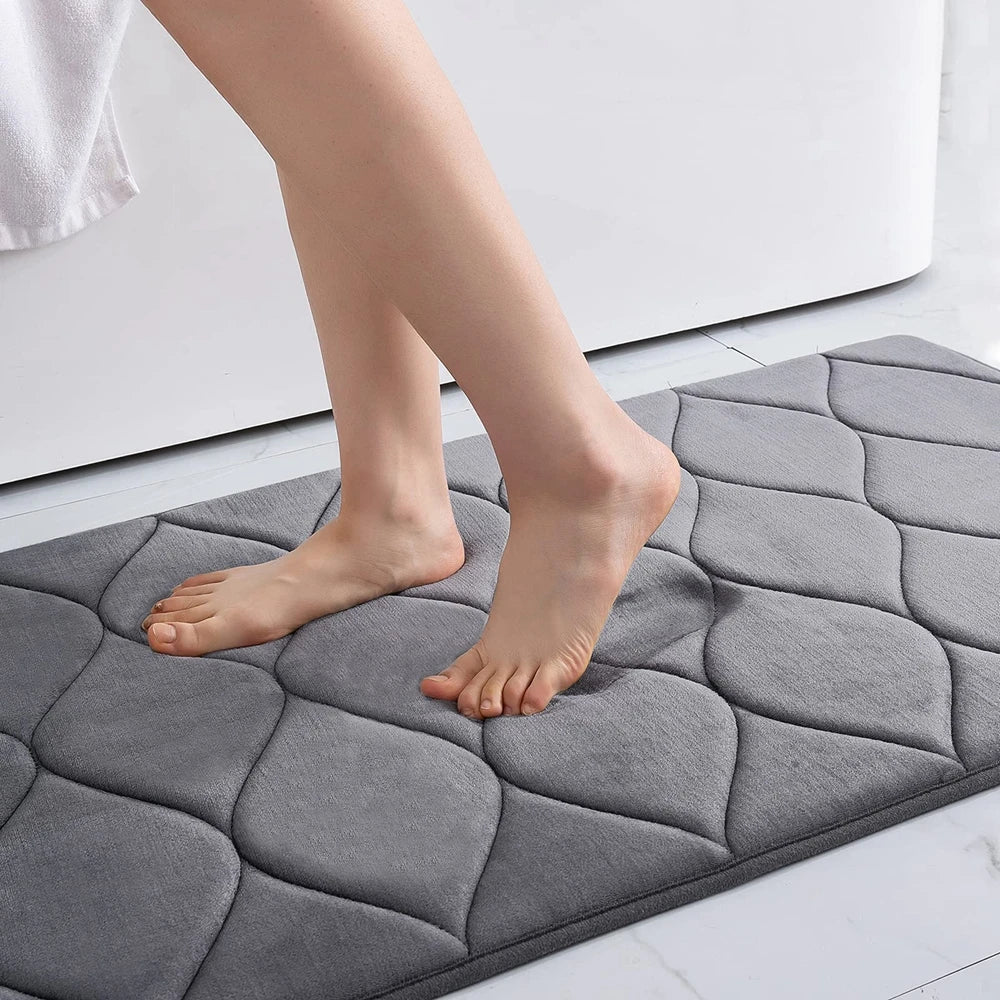 Homaxy Soft Non-Slip Memory Foam Bathroom Mat - Tech Meets Trend