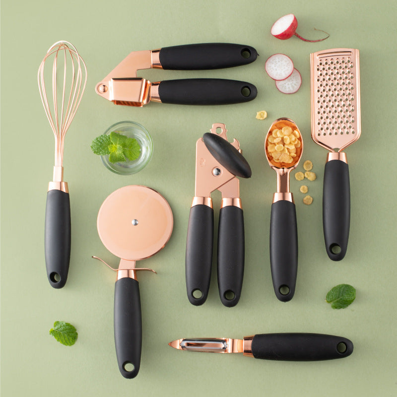 Kitchen Household Gadget Copper Plating Set.