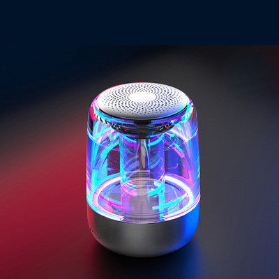 Powerful Mini Bass Radio with Variable Color LED Light - Tech Meets Trend