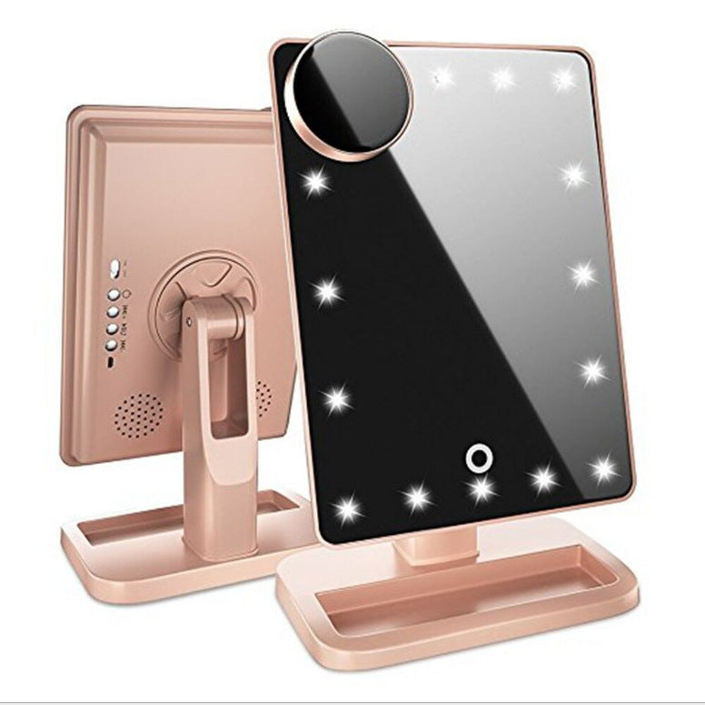 Magnifying Makeup Mirror & Bluetooth Music Speaker.
