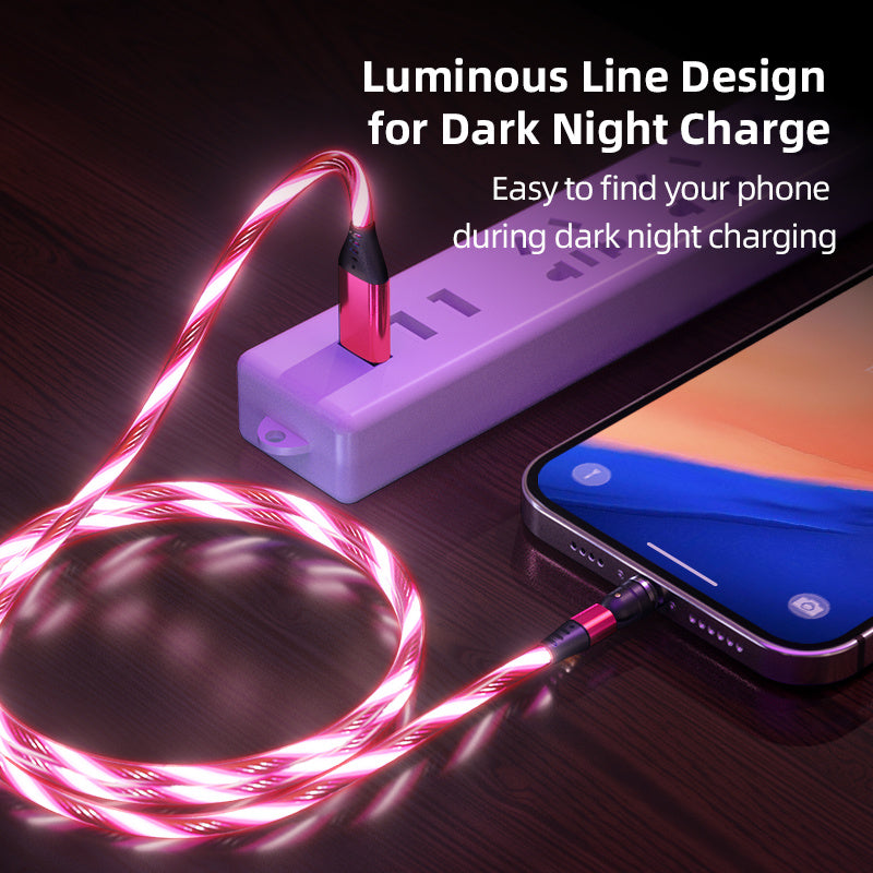 Luminous Magnetic Fast Charging Mobile  Cable - Tech Meets Trend