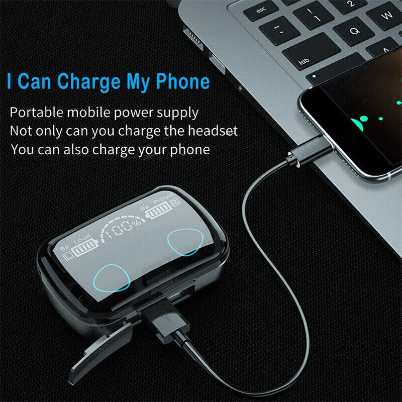 TWS Wireless 5.1 Waterproof Bluetooth Sports Earphones - Tech Meets Trend