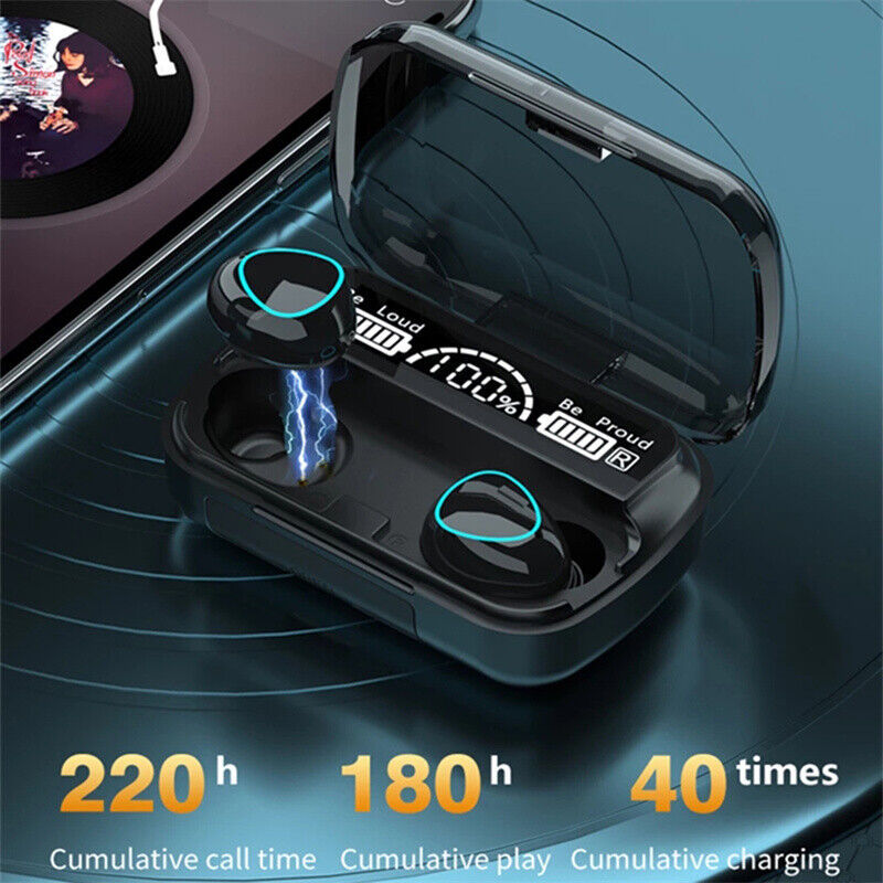 TWS Wireless 5.1 Waterproof Bluetooth Sports Earphones - Tech Meets Trend