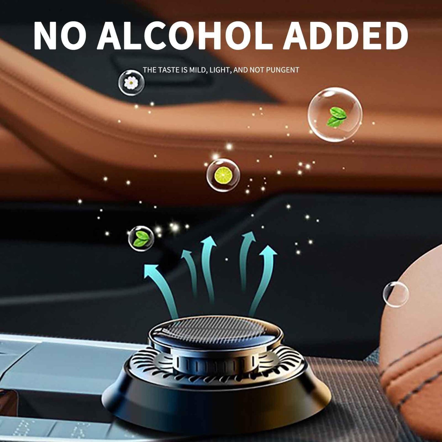 Rotating Solar Car Essential Oil Diffuser - Tech Meets Trend