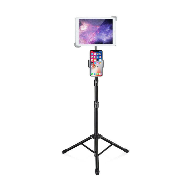Tablet PC Stand Metal Telescopic Tube Floor Tripod Stand - Tech Meets Trend