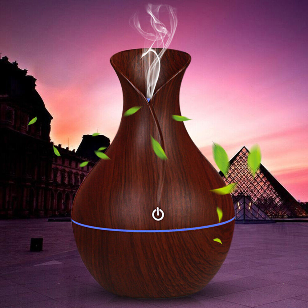 LED Ultrasonic Aroma Humidifier Oil Diffuser.