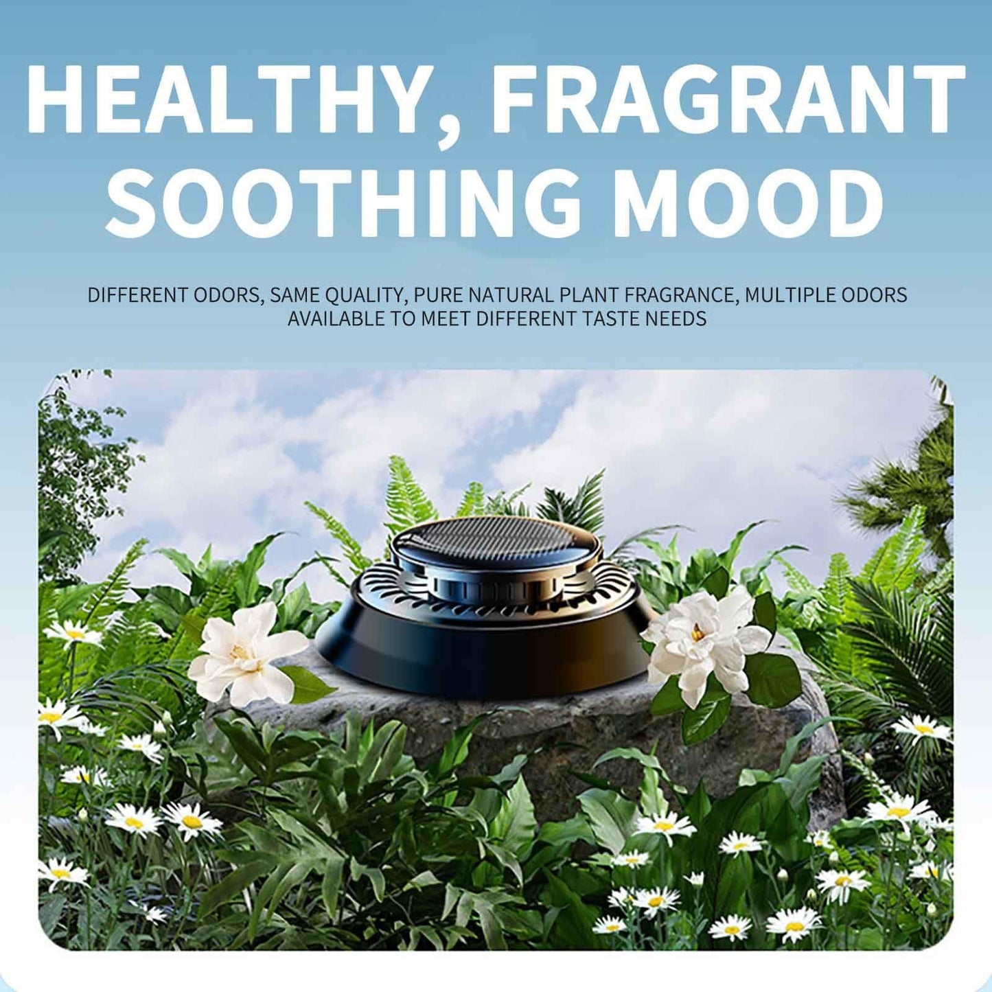Rotating Solar Car Essential Oil Diffuser - Tech Meets Trend