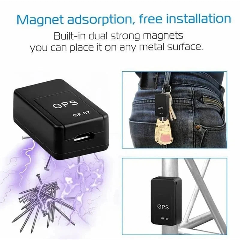 GPS Positioner GF-07 Accurate and Convenient Small Positioner Easy to Install in Car Vehicles Remote and Accurate Positioning Mo - Tech Meets Trend