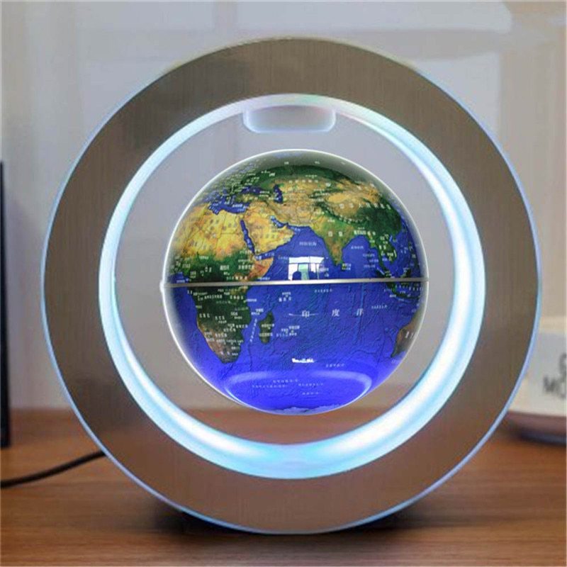 LED World Map Floating Globe - Tech Meets Trend