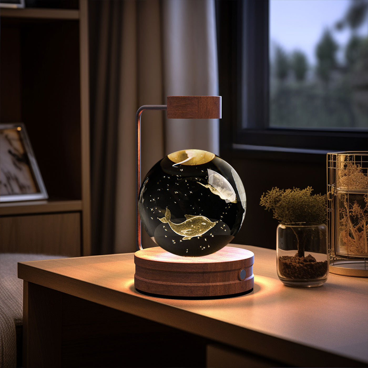 Beautiful Crystal Ball Cosmic Indoor Night Light - Tech Meets Trend