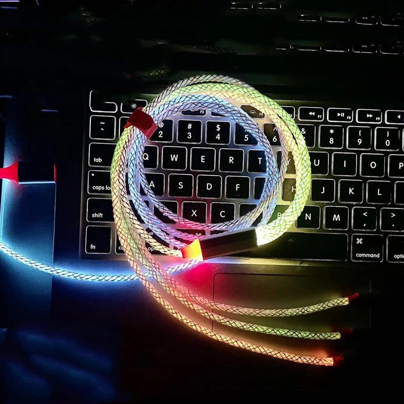 Colorful Streamer Charging Cable - Tech Meets Trend