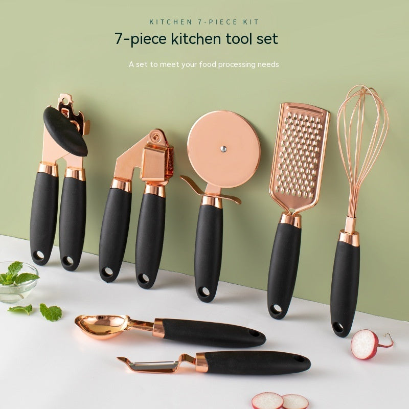 Kitchen Household Gadget Copper Plating Set.