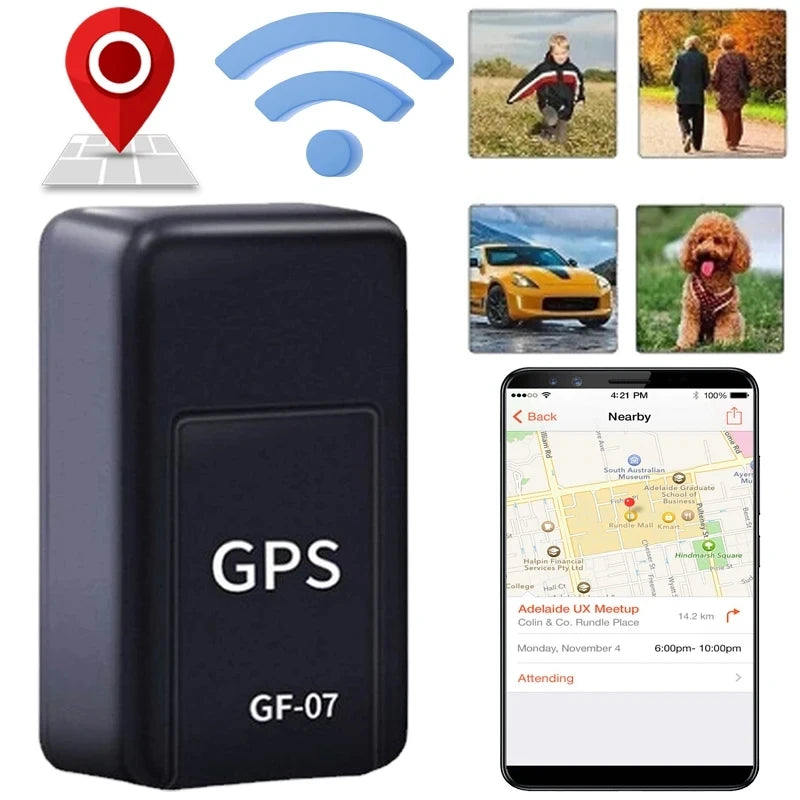 Vehicle GPS Locator GF07 Magnetic Mini GPS Tracker Car Pet Real-Time GPS Tracking Device Portable GPS Locator Position APP - Tech Meets Trend