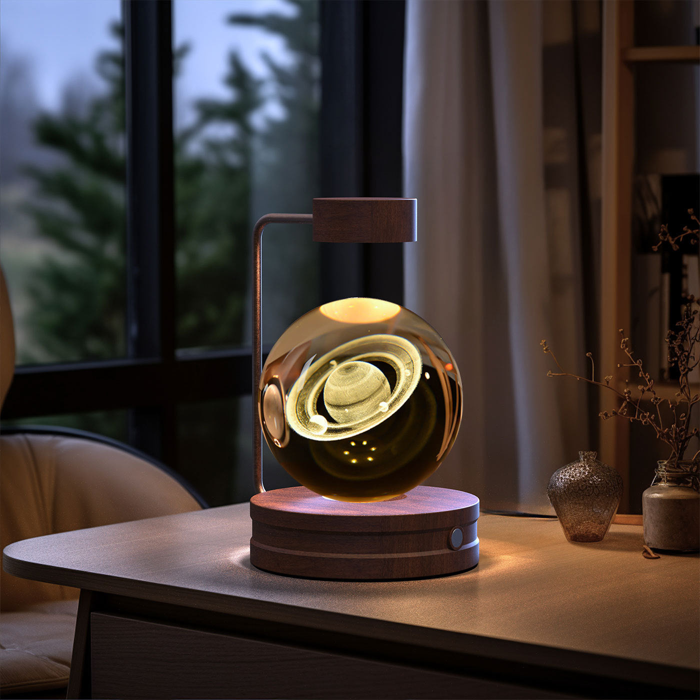 Beautiful Crystal Ball Cosmic Indoor Night Light - Tech Meets Trend