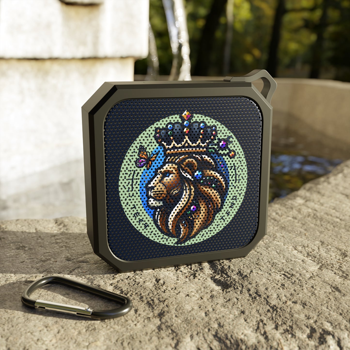 Bluetooth Speaker with Majestic Lion Design - Outdoor Adventure Companion - Tech Meets Trend