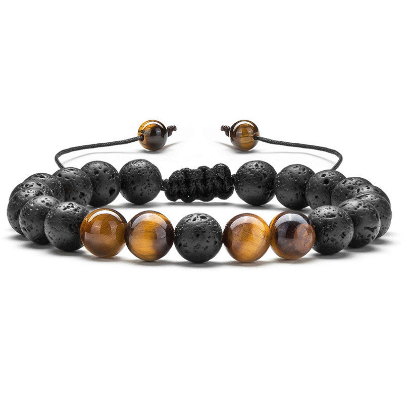 Unisex Tiger Eye Bracelets.