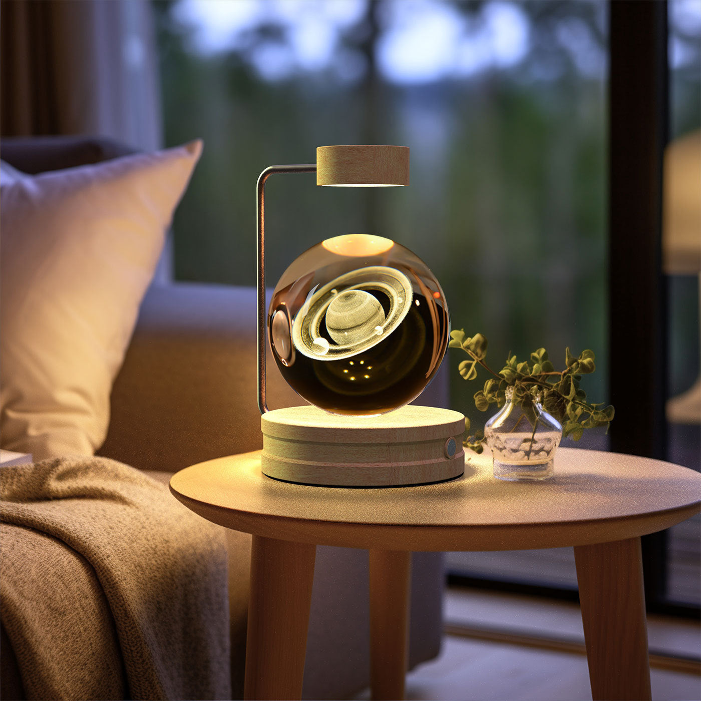 Beautiful Crystal Ball Cosmic Indoor Night Light - Tech Meets Trend