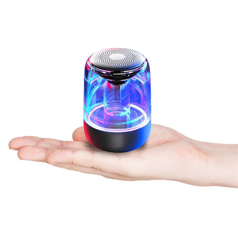 Powerful Mini Bass Radio with Variable Color LED Light - Tech Meets Trend