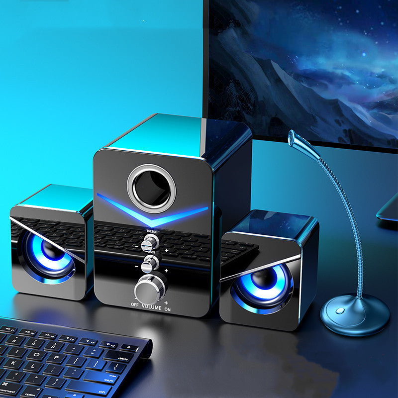 Bluetooth or Standard Desktop Universal Small Speaker - Tech Meets Trend