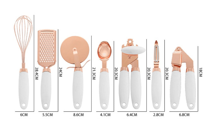 Kitchen Household Gadget Copper Plating Set.
