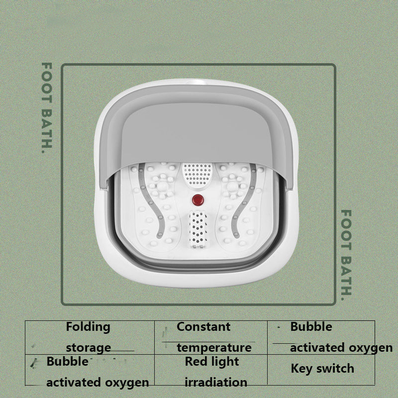 Folding Electric Foot Bath With Constant Temperature - Tech Meets Trend
