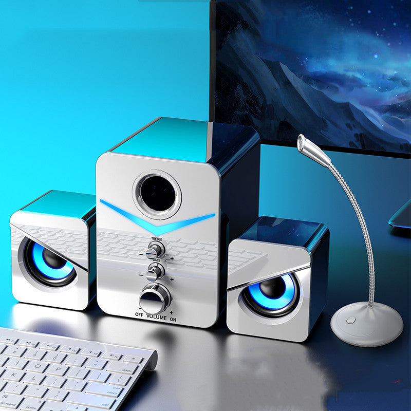 Bluetooth or Standard Desktop Universal Small Speaker - Tech Meets Trend