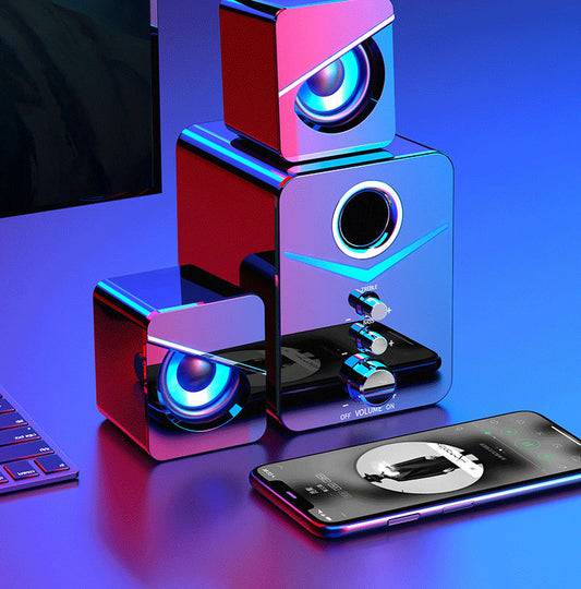 Bluetooth or Standard Desktop Universal Small Speaker - Tech Meets Trend