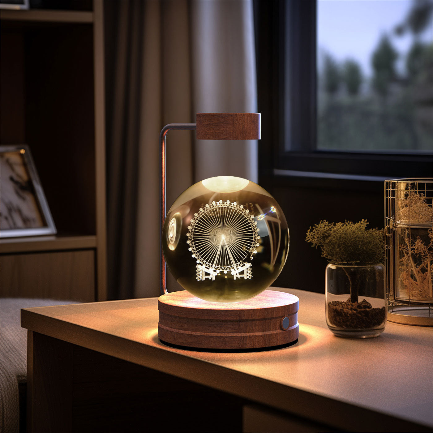 Beautiful Crystal Ball Cosmic Indoor Night Light - Tech Meets Trend