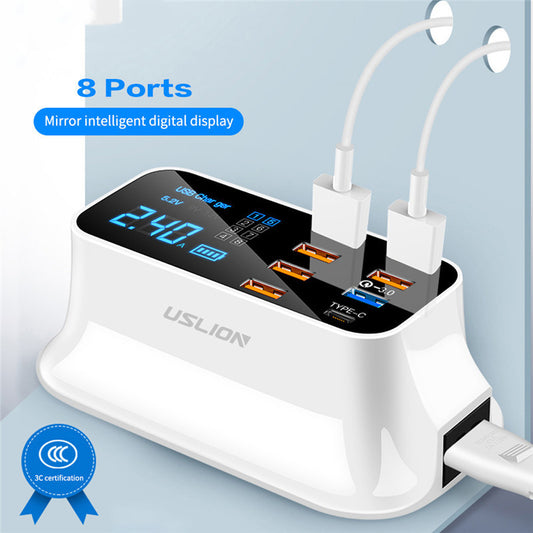 Sleek Smart Digital Power Strip - Tech Meets Trend