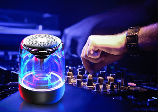 Powerful Mini Bass Radio with Variable Color LED Light - Tech Meets Trend