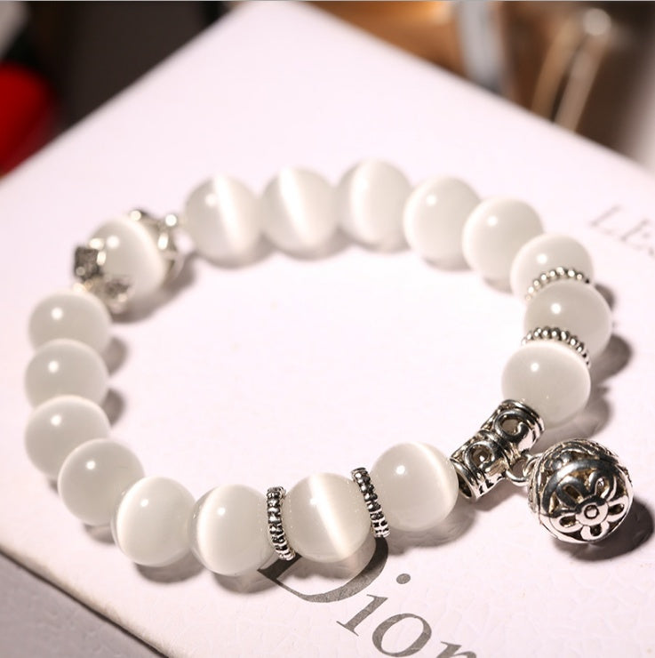 Beautiful Natural Opal Bead Bracelets.