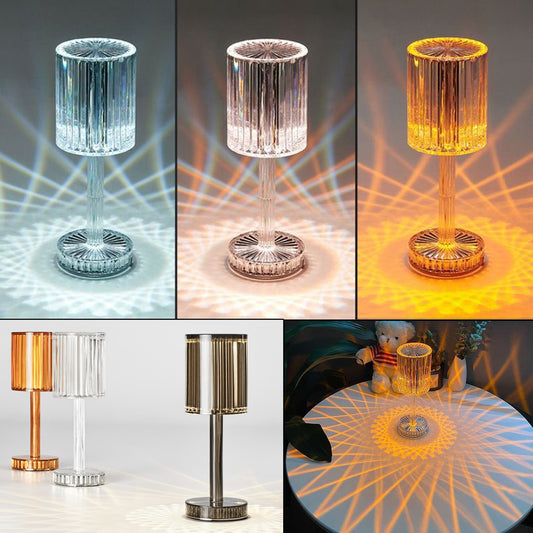 Diamond Crystal Table Lamp.