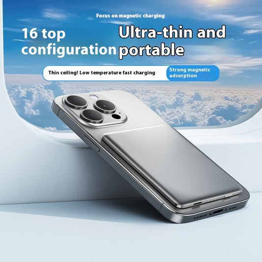Ultra-Thin Magnetic Wireless Power Bank - Tech Meets Trend