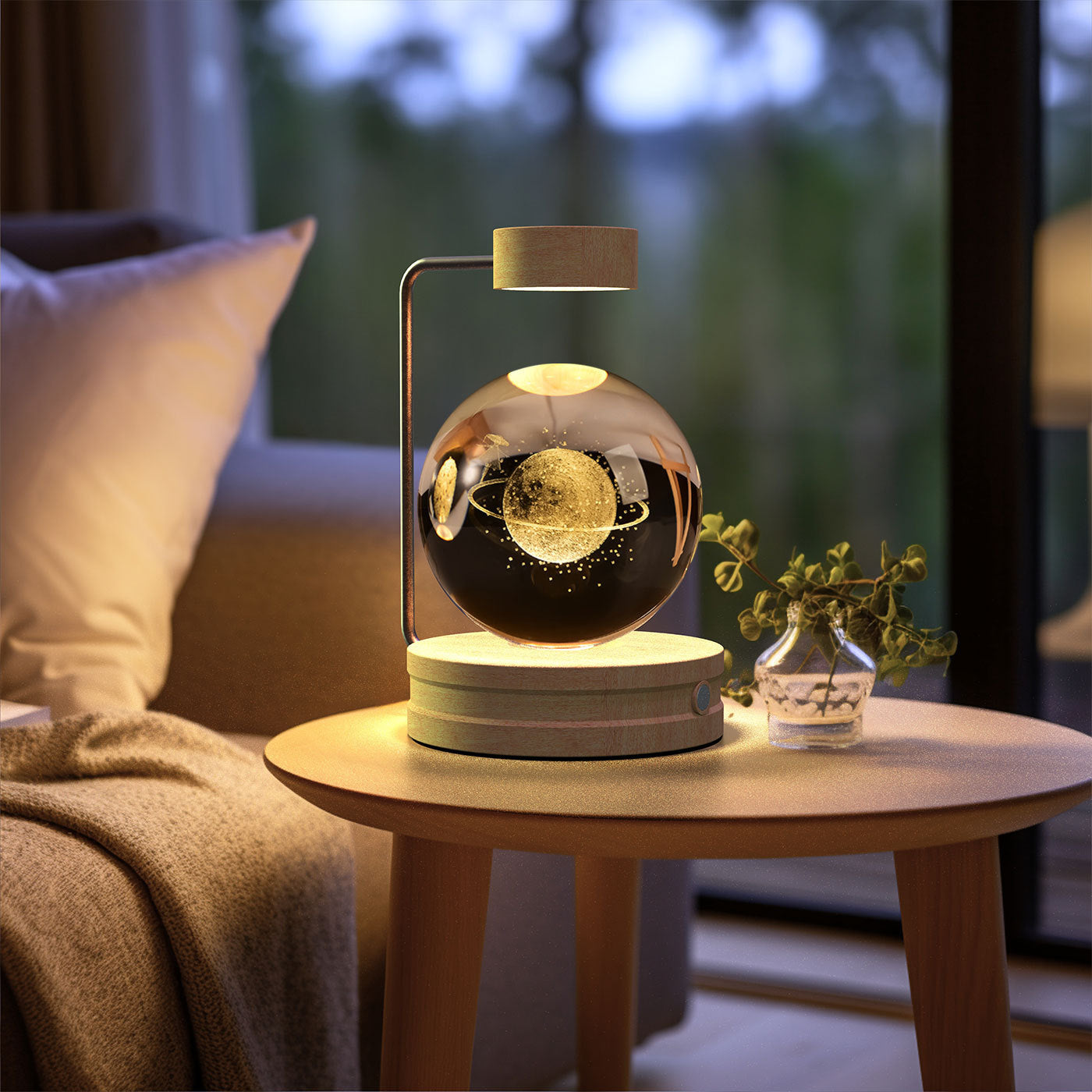 Beautiful Crystal Ball Cosmic Indoor Night Light - Tech Meets Trend