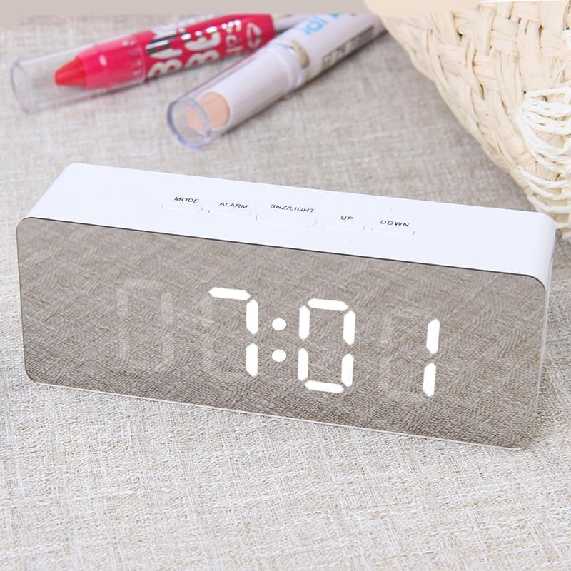 Digital LED Multi-Function Mirror Clock.