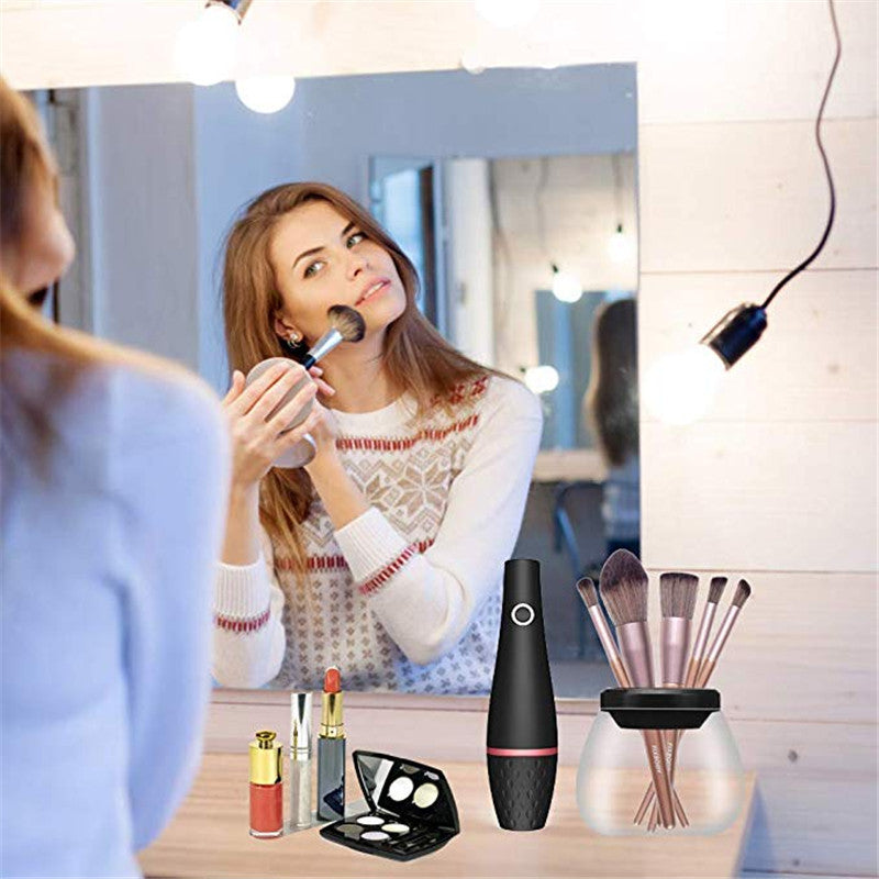 Electric Makeup brush cleaner.